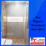 Box Elegance Cromado Tecno Temper - Vidraçaria em Niterói // Box de Banheiros, Espelhos, Vidros, Janelas