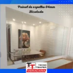 Painel Espelhos Antes Tecno Temper - Vidraçaria em Niterói // Box de Banheiros, Espelhos, Vidros, Janelas